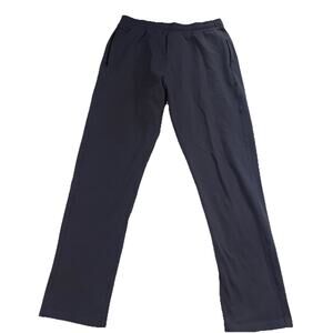 Public Rec Pants MensSize 36x34 Gray Drawstring Stretch Zip Pockets Casual